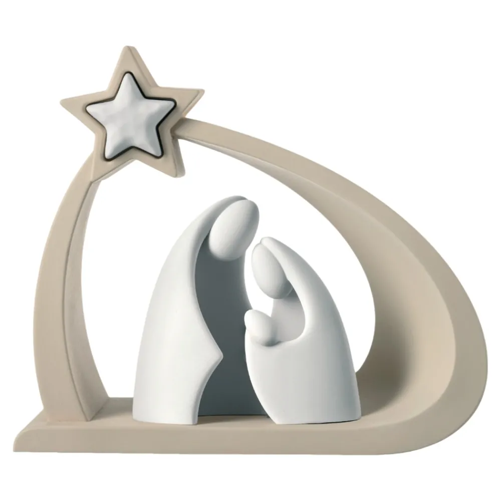 Presepi Di Natale-Bongelli Preziosi Statuina presepe natività di natale h25 nocciola