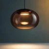 Lampade A Sospensione-Stilnovo la mariee lampada a sospensione moderna per soggiorno design vetro rame