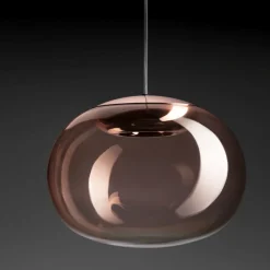 Lampade A Sospensione-Stilnovo la mariee lampada a sospensione moderna per soggiorno design vetro rame