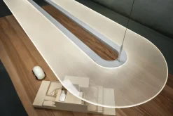 Lampadari Moderni-Stilnovo optline lampadari moderni per uffici led alluminio 47w 3000k
