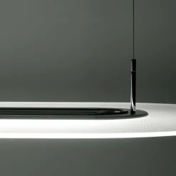 Lampadari Moderni-Stilnovo optline lampadario moderno led 3000k dimmerabile alluminio