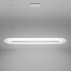 Lampadari Moderni-Stilnovo optline lampadario moderno led 3000k dimmerabile alluminio