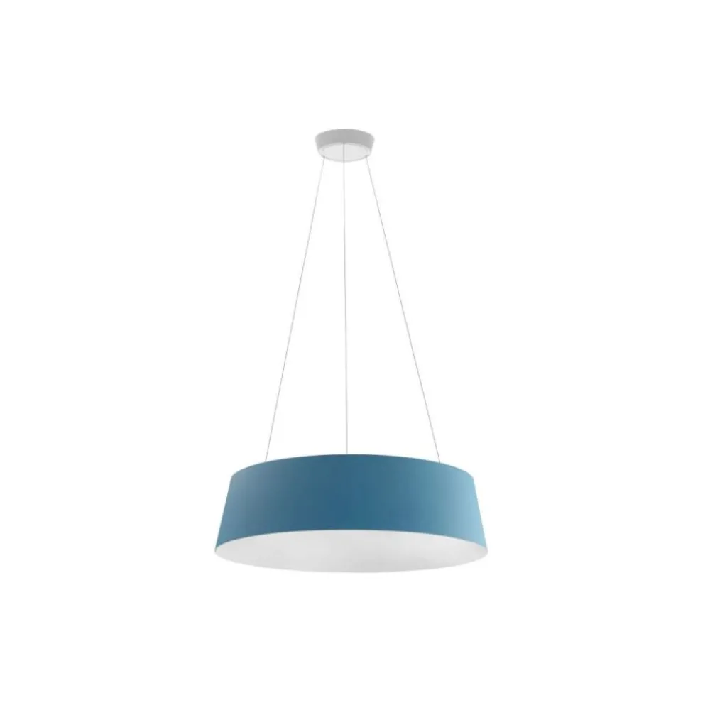 Lampadari Moderni-Stilnovo oxygen lampadario design moderno led 3000k dimmerabile azzurro
