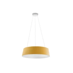 Lampadari Moderni-Stilnovo oxygen lampadario giallo moderno led dimmerabile 50w 3000k