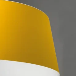 Lampadari Moderni-Stilnovo oxygen lampadario giallo moderno led dimmerabile 50w 3000k