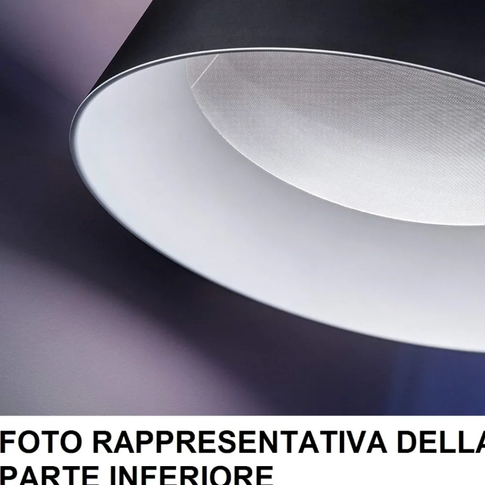 Lampadari Moderni-Stilnovo oxygen lampadario led 36w 3000k per salotto moderno