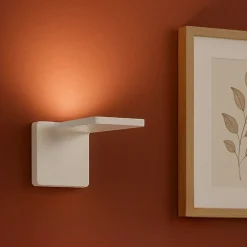 Applique Da Parete-Stilnovo quad applique bianco led 18w 3000k design moderna