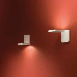 Applique Da Parete-Stilnovo quad applique bianco led 18w 3000k design moderna