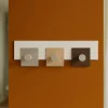 Appendiabiti Da Parete-Selezionato da Mazzolaluce Stripes appendi panni 3 ganci da muro rovere decappato