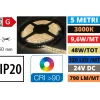 Strisce Led-Selezionato da Mazzolaluce Striscia led bobina 5 metri 9.6w mt 3000k 24v ip20 fp
