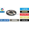 Strisce Led-Ideal Lux Striscia led 15w-mt 3000k 24v cri90 bobina 5mt