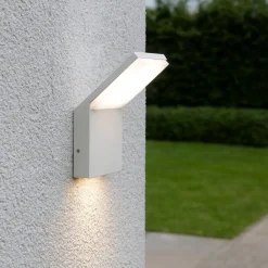 Applique Da Esterno-Ideal Lux Style ap 4000k applique da esterno bianco led 9w