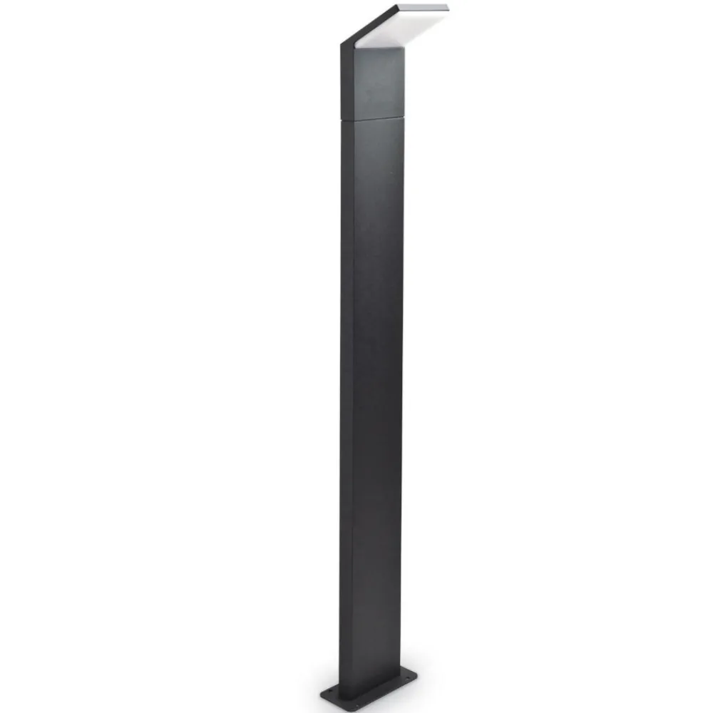 Lampioni Da Giardino-Ideal Lux Style pt h100 lampione da giardino ip54 led 9w 3000k