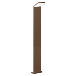 Lampioni Da Giardino-Ideal Lux Style pt h100 paletto da giardino marrone led 4000k
