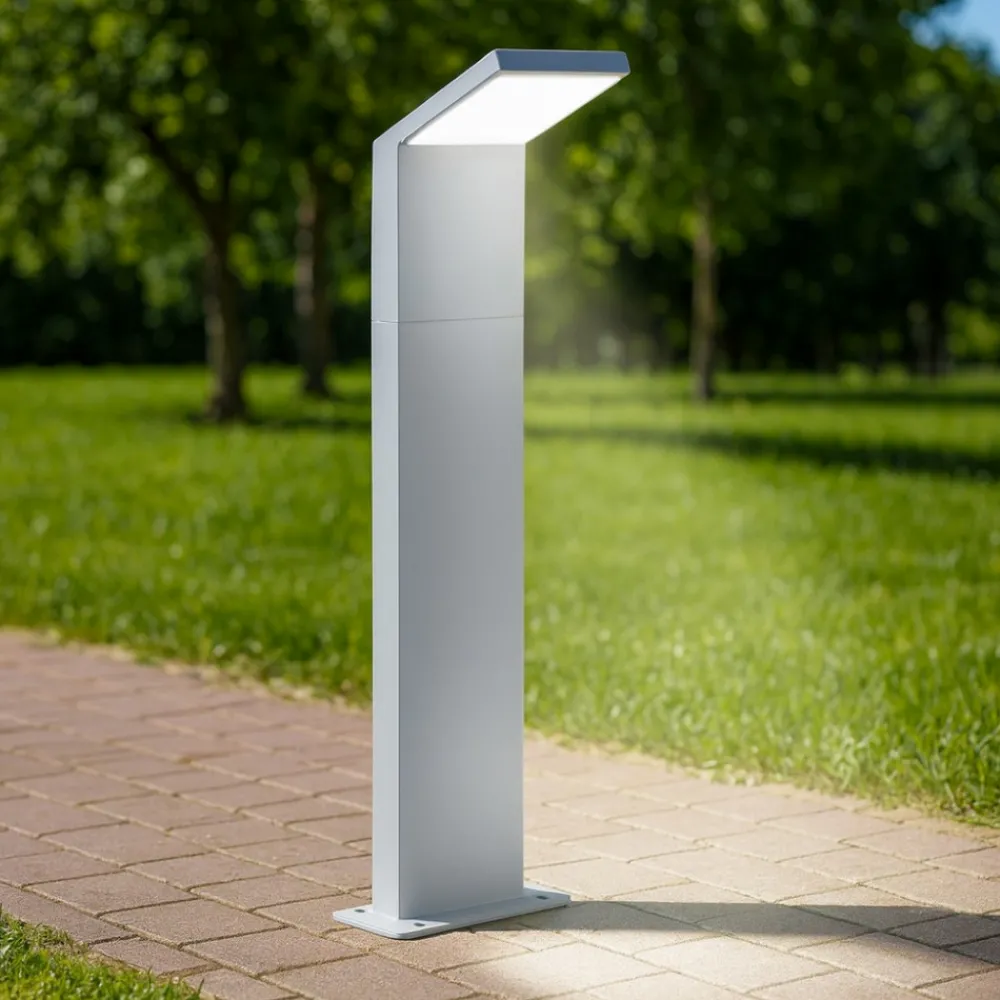 Lampioni Da Giardino-Ideal Lux Style pt h050 3000k lampioncino bianco da giardino