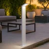 Lampioni Da Giardino-Ideal Lux Style pt h100 3000k lampione da giardino led 9w bianco