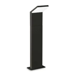 Lampioni Da Giardino-Ideal Lux Style pt h050 3000k ideal ux lampioncino nero per giardino moderno
