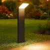 Lampioni Da Giardino-Ideal Lux Style pt h050 lampione da esterno antracite led 9w 3000k