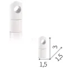 Accessori-Ideal Lux Supporto singolo reggicavo sospensione bianco
