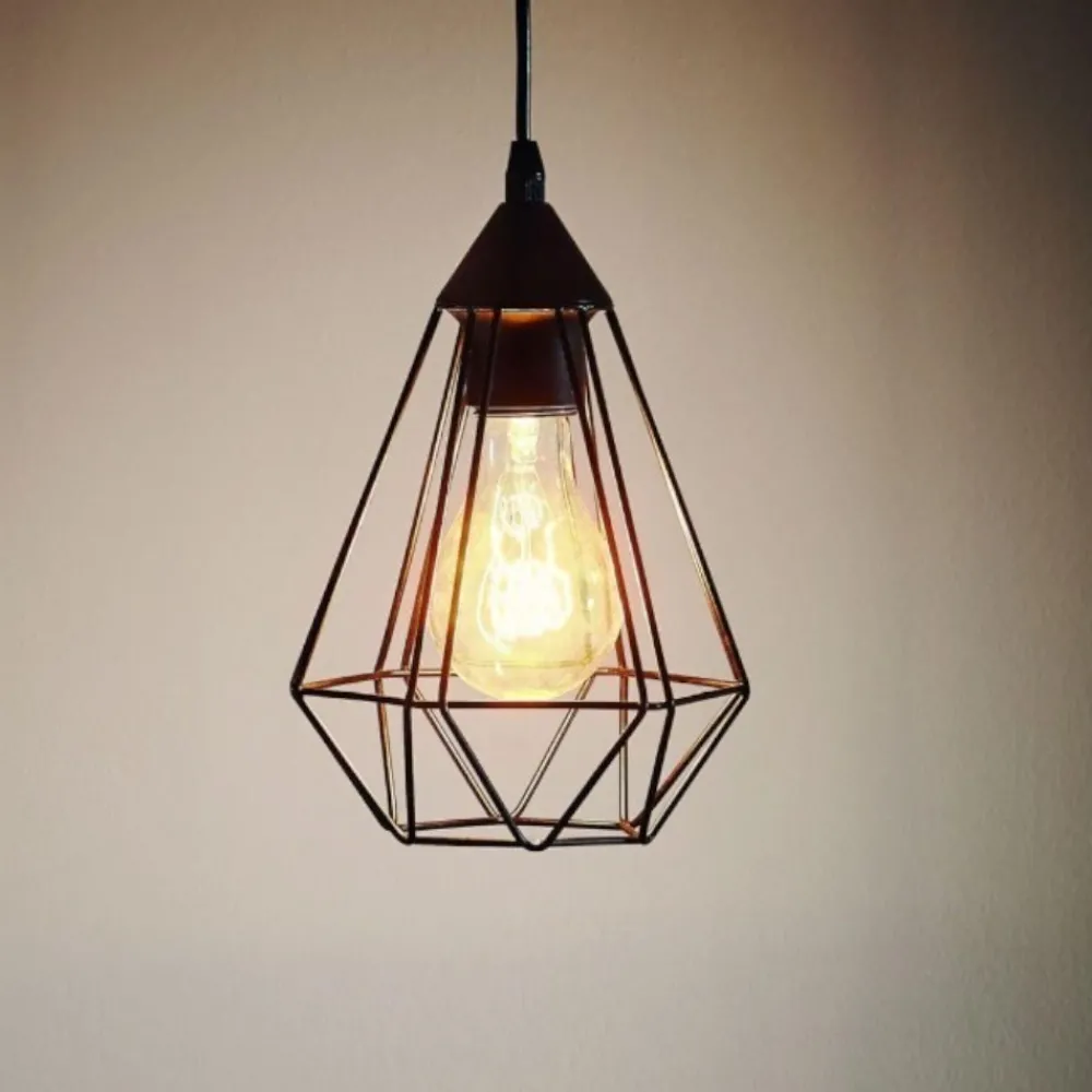 Lampade A Sospensione-Eglo Tarbes lampada a sospensione metallo nera