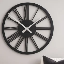 Orologi Da Parete Moderni-Selezionato da Mazzolaluce Tarquinio nero orologio da parete 45 numeri romani in legno