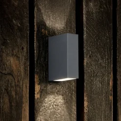 Applique Da Esterno-Ideal Lux Tetris-2 ap2 applique da esterno sottile antracite ip44