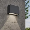 Applique Da Esterno-Ideal Lux Tetris-1 ap1 applique da esterno squadrato antracite ip44