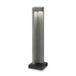 Lampioni Da Giardino-Ideal Lux Titano pt h74 lampione da giardino effetto granito led 7w 4000k