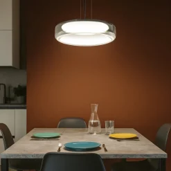 Lampadari Moderni-Ideal Lux Topico sp d45 lampadario moderno veetro led