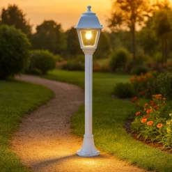 Lampioni Da Giardino-Top Light alba lampione bianco per giardino moderno design lanterna