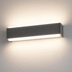 Applique Da Parete-Top Light applique bios dm antracite moderna led 12w 3000k 4000k