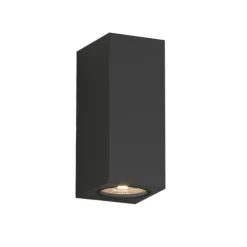 Applique Da Esterno-Top Light applique da esterno atene nera moderna ip65