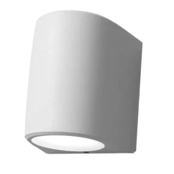 Applique Da Esterno-Top Light applique da esterno aosta bianca bi emissione ip55