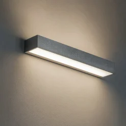 Applique Da Parete-Top Light applique da parete bios foglia argento 24w 3000k 4000k
