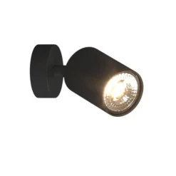 Applique Da Parete-Top Light Toplight applique da parete con spot orientabile nero