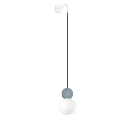 Applique Da Parete-Top Light applique da parete cottage pendente moderna sfere vetro bianco e blu