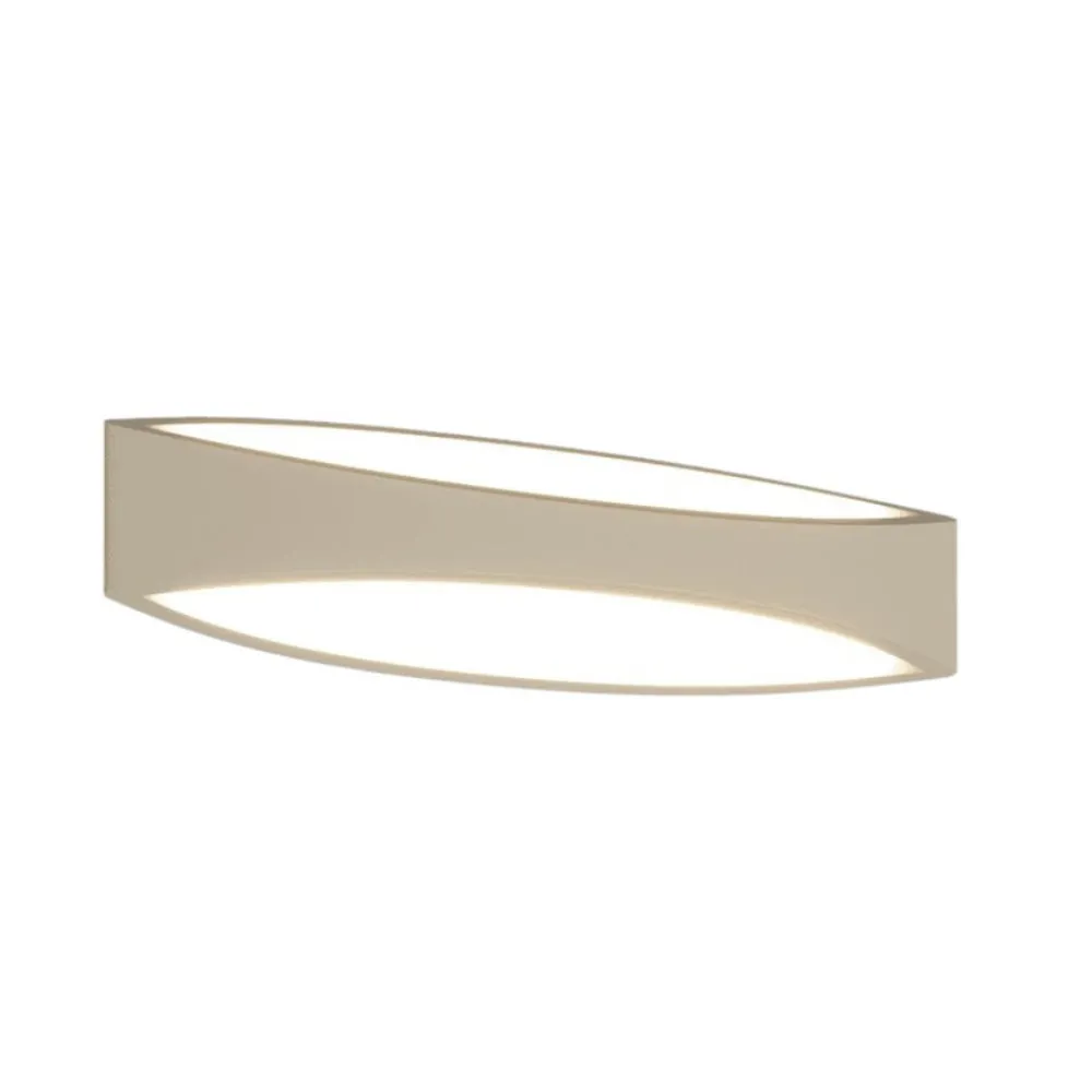 Applique Da Parete-Top Light applique da parete eye sabbia led 19w design curvo