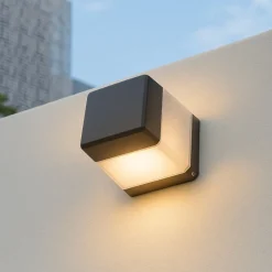 Applique Da Esterno-Top Light applique lodi nera da esterno anti ruggine ip55