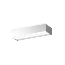Applique Da Parete-Top Light applique moderna bios argento 12w 3000k 4000k
