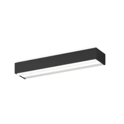 Applique Da Parete-Top Light applique nera da parete led 18w 3000k 4000k bios
