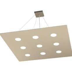 Lampadari Moderni-Top Light Toplight area lampadario quadrato sabbia per salone moderno