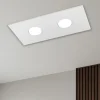 Plafoniere Moderne-Top Light area plafoniera bianca per cucina rettangolare moderna