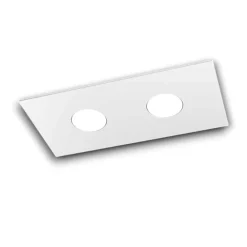 Plafoniere Moderne-Top Light area plafoniera bianca per cucina rettangolare moderna