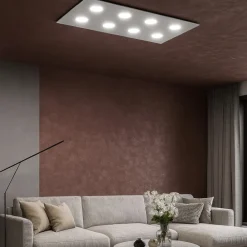 Plafoniere Moderne-Top Light Toplight area plafoniera grigio moderna
