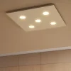 Plafoniere Moderne-Top Light Toplight area plafoniera quadrata per cucina moderna sabbia