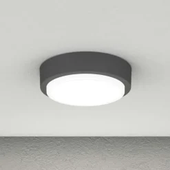 Plafoniere Da Esterno-Top Light baku plafoniera rotonda per esterni antracite