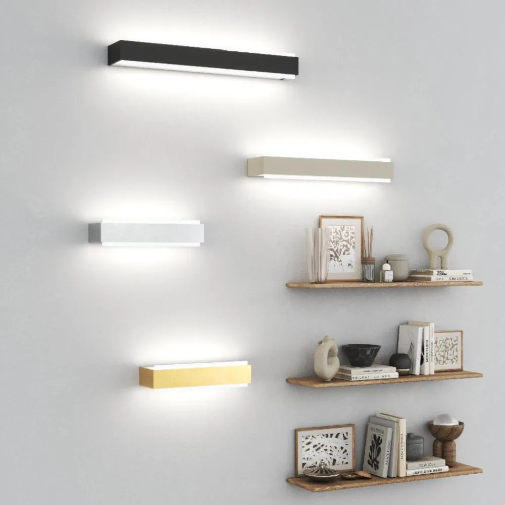 Applique Da Parete-Top Light bios applique moderna a parete antracite led 3000k 4000ik