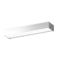 Applique Da Parete-Top Light bios argento applique moderna 18w 3000k 4000k