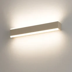 Applique Da Parete-Top Light bios dm applique led 18w sabbia rettangolare