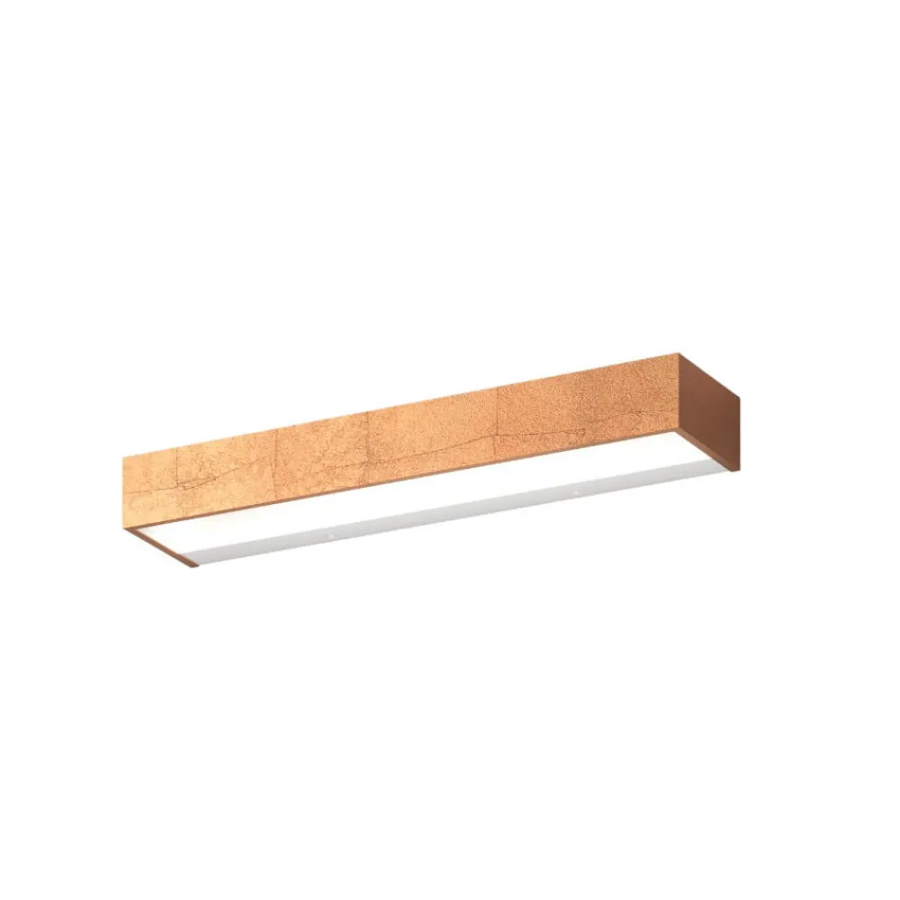 Applique Da Parete-Top Light bios foglia rame applique moderna led 18w 3000k 4000k